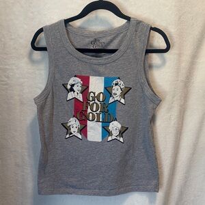 The Golden Girls "Go For Gold" Graphic Tank Top